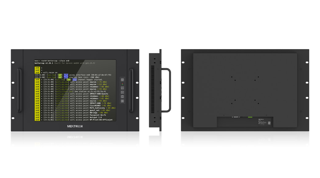 7U cabinet touch display 15 inches