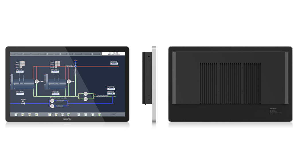 Dual port tablet computer 21.5 inches