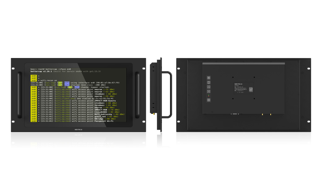 6U wide temperature display 15.6 inches