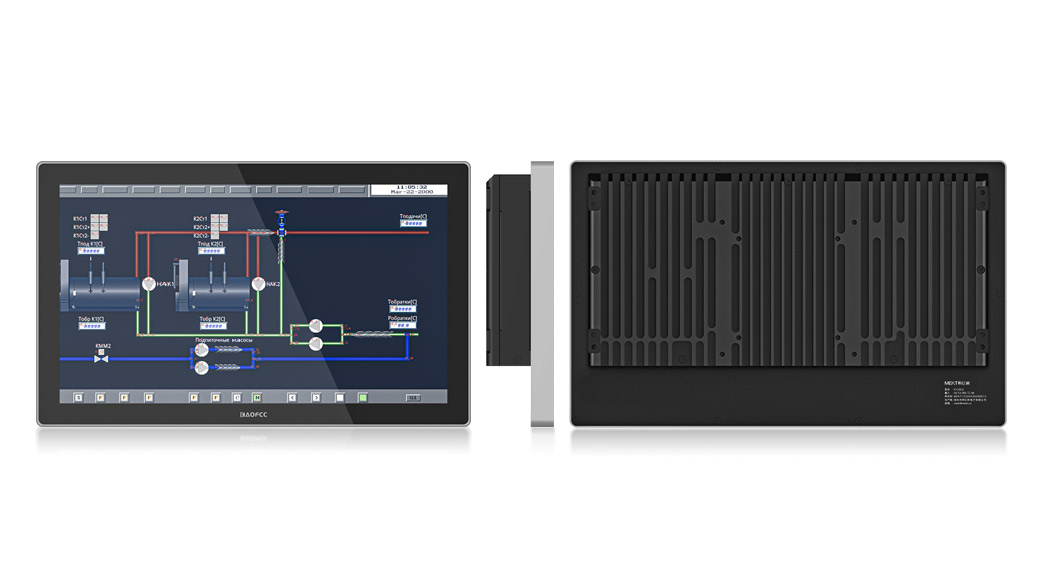 Fanless touch screen all-in-one